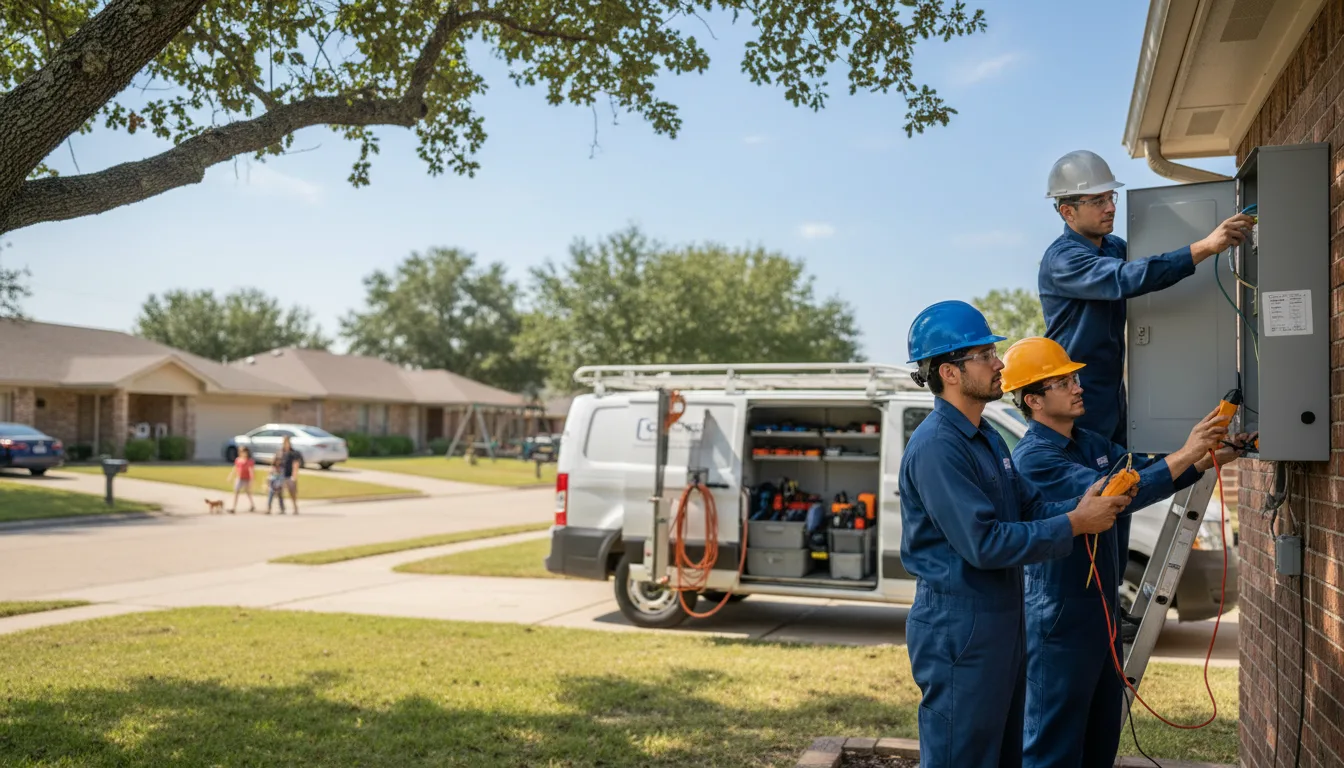 Certified electrician providing emergency electrical services in Collettsville, NC
